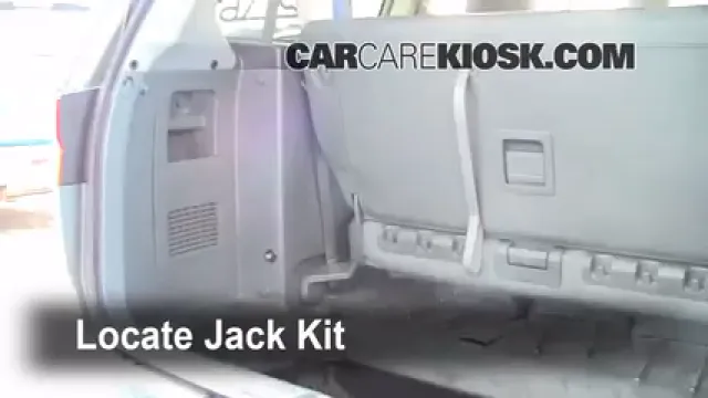 2002 Honda Odyssey EX 3.5L V6 Neumáticos y ruedas Cambiar un neumático pinchado